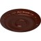 Ekena Millwork Caputo Ceiling Medallion (Fits Canopies up to 6"), Hand-Painted Antique Copper, 24 1/4"OD x 1 1/2"P CM24CAACS - alternate 4